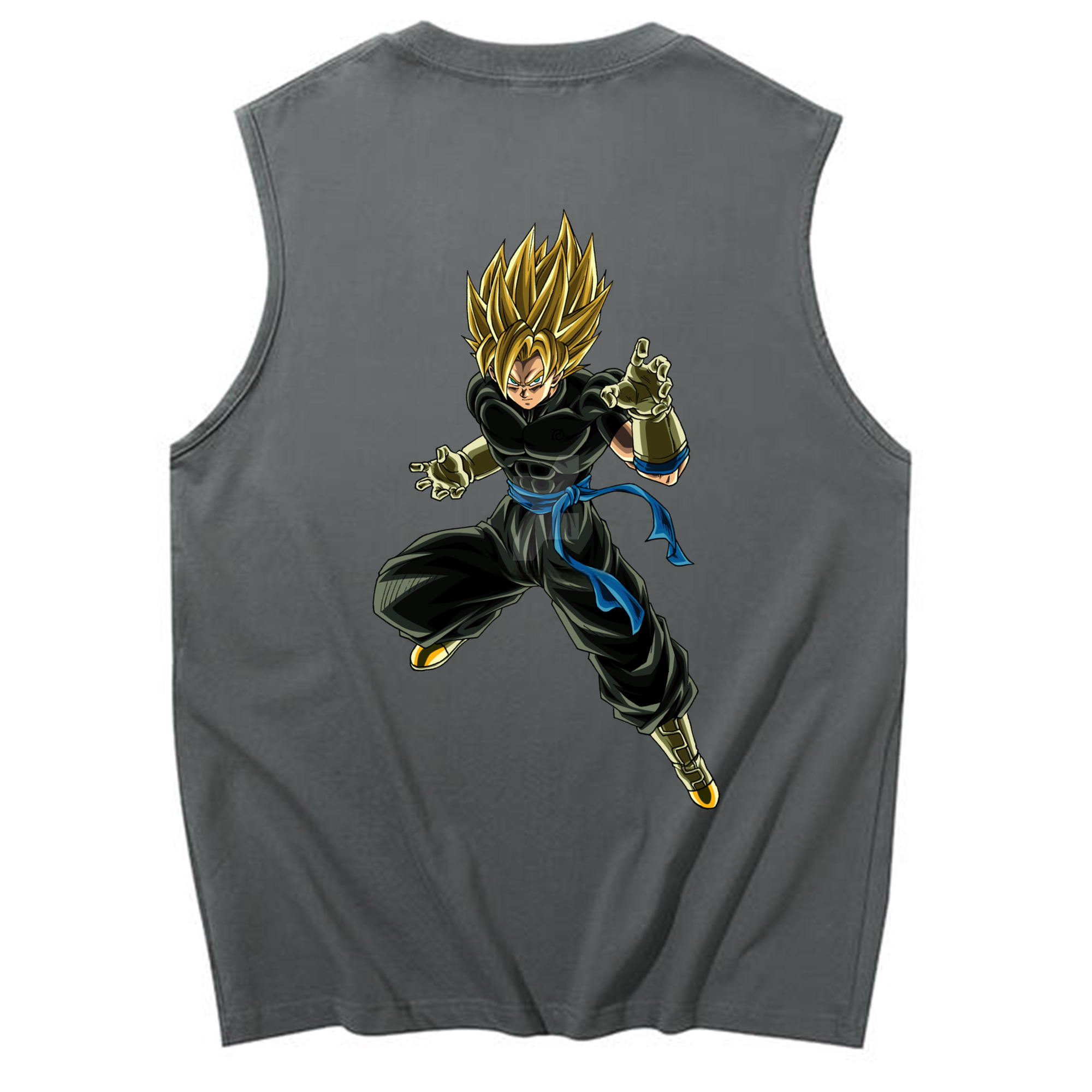 （画像用） ドラゴンボール ベジット DRAGON BALL Vegetto コットン100％タンクトップ（背面プリント）